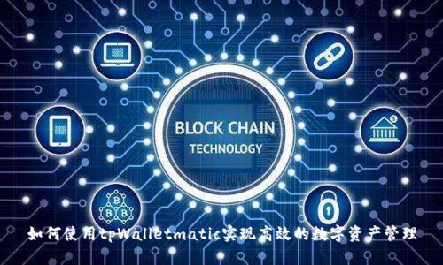 如何使用tpWalletmatic实现高效的数字资产管理