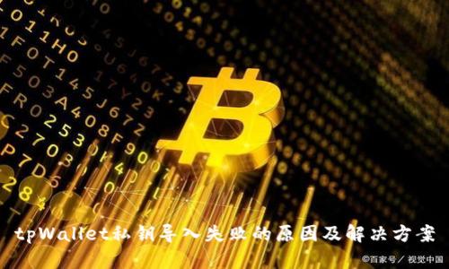 tpWallet私钥导入失败的原因及解决方案