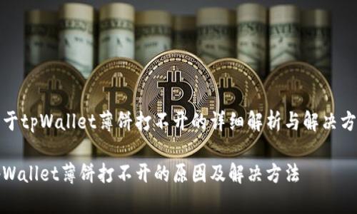 关于tpWallet薄饼打不开的详细解析与解决方案

tpWallet薄饼打不开的原因及解决方法
