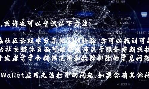 很抱歉，你遇到了tpWallet应用无法打开的问题。以下是一些常见的解决方法和步骤：

### 常见解决方法

检查网络连接
确保你的设备连接到互联网。无论是Wi-Fi还是移动数据，良好的网络连接是顺利使用应用的基础。

重启应用
关闭tpWallet应用程序，然后重新打开。有时应用程序可能因为暂时性故障而无法正常工作。

重启设备
如果重新启动应用无法解决问题，试试重启你的设备。这可以清除缓存并解决大部分小故障。

检查应用更新
确保你安装的是最新版本的tpWallet。前往应用商店，查看是否有更新可用。如果有，下载并安装最新版本。

清除应用缓存
在设备设置中找到tpWallet，清除缓存。这能够释放一些存储空间，并且可能帮助应用更好地运行。

重新安装应用
如果上述方法都无效，尝试卸载tpWallet应用并重新安装。这可以解决由于安装文件损坏引起的问题。

检查设备兼容性
查看tpWallet的系统要求，确保你的设备满足要求。如果设备不兼容，应用将无法正常运行。

联系客服支持
如果问题仍然存在，考虑联系tpWallet的客服支持。他们可以提供更具体的解决方案或确认是否存在系统故障。

### 额外的提示

如果你的问题依然没有得到解决，或许也可以尝试以下方法：

- **查阅社区论坛**：许多用户在社区论坛中分享他们的经验。你可以找到可能的解决方案。
- **查看社交媒体**：tpWallet的社交媒体页面可能会发布关于服务中断或技术问题的公告。
- **遵循开发者的官方建议**：开发者常常会提供使用和故障排除的常见问题解答。

希望以上的信息能帮助你解决tpWallet应用无法打开的问题。如果你有其他问题，欢迎随时咨询！