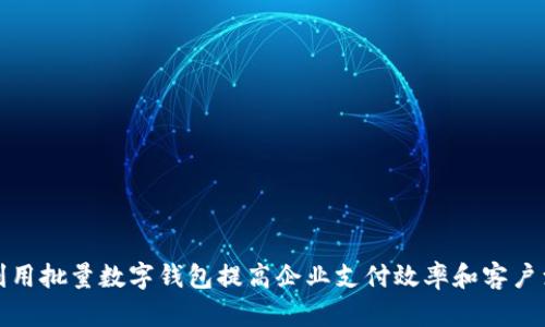 如何利用批量数字钱包提高企业支付效率和客户满意度